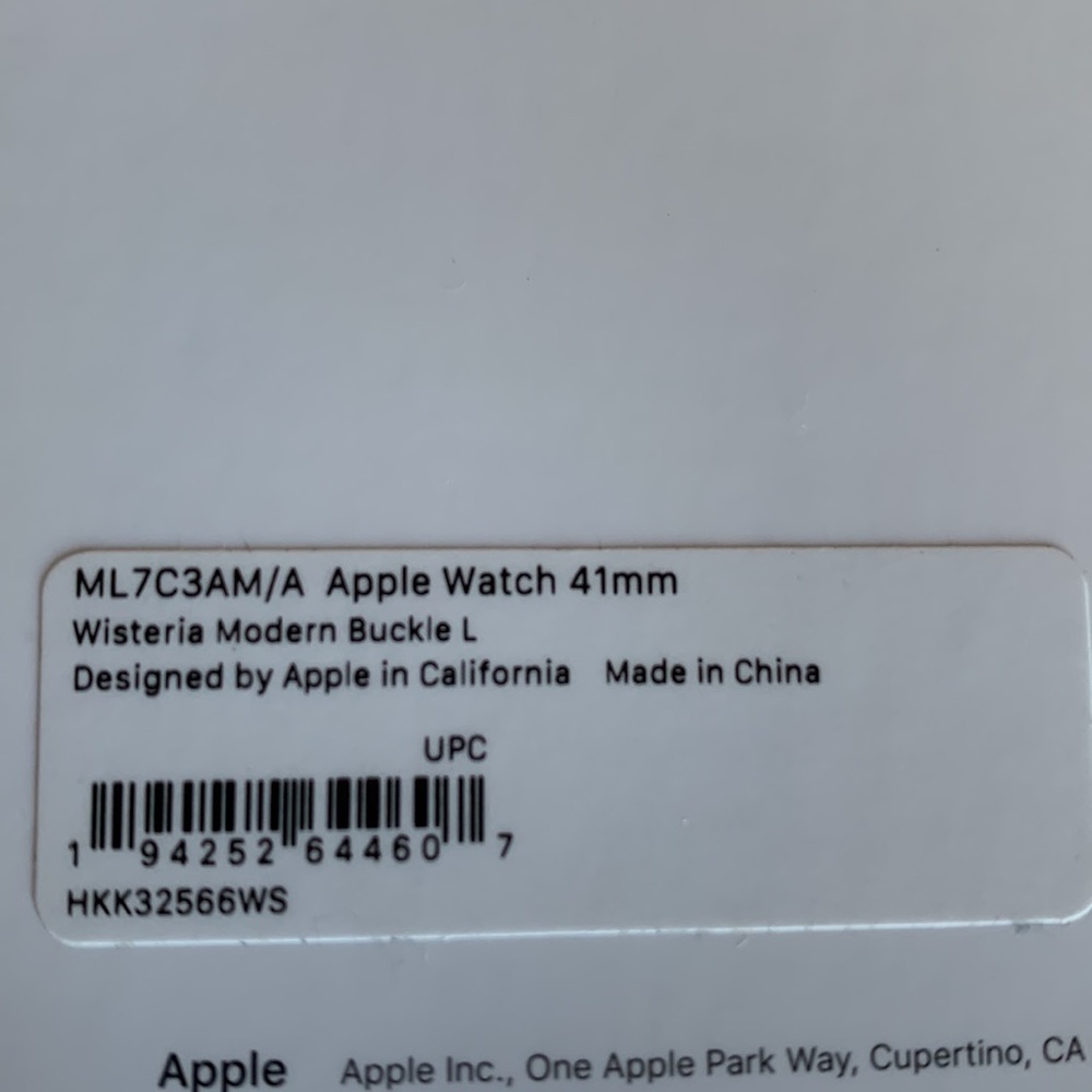 Apple Leather Wisteria Modern Buckle for Apple Watch 41mm - Picture 12 of 16